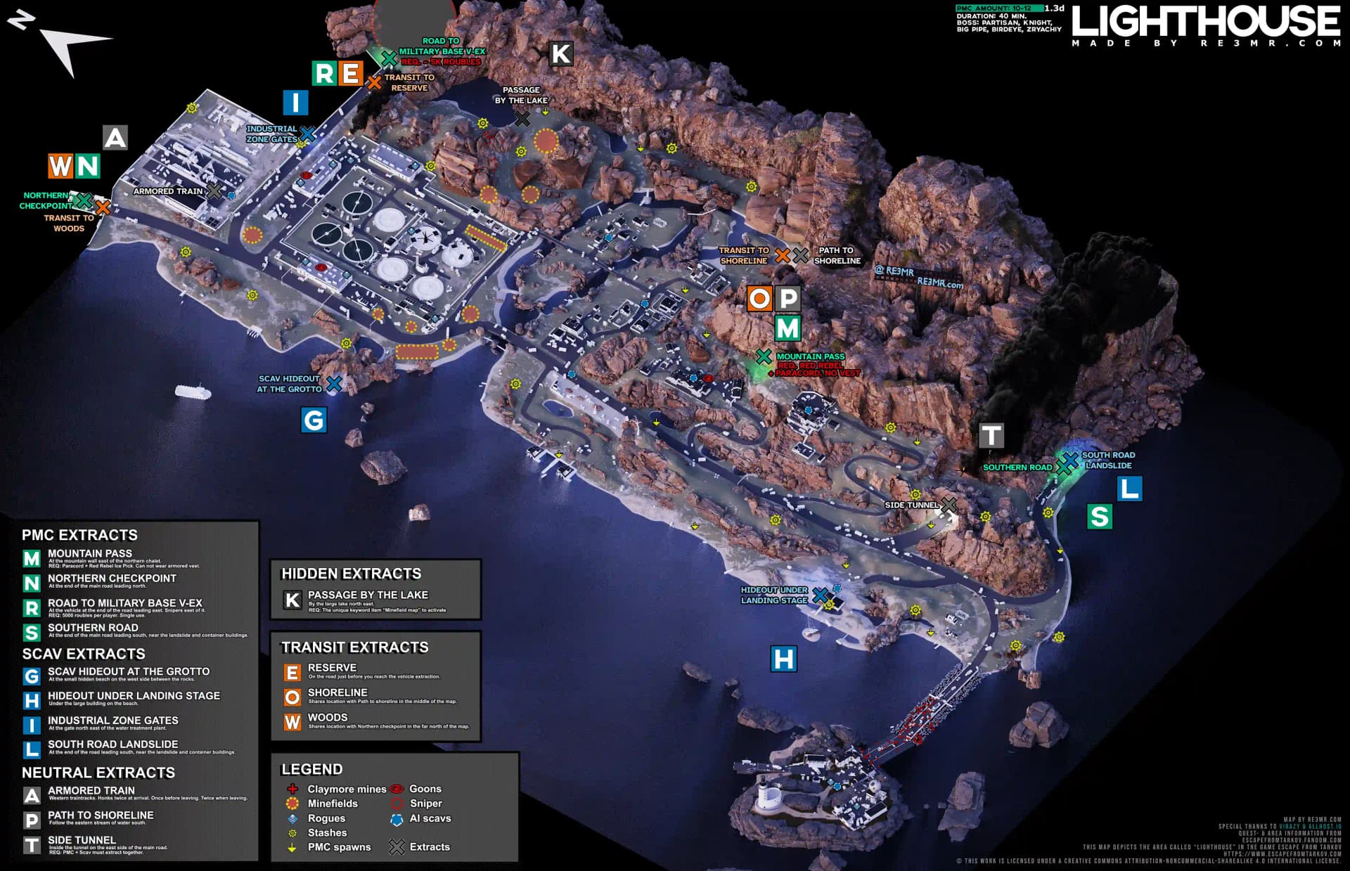 Lighthouse Map