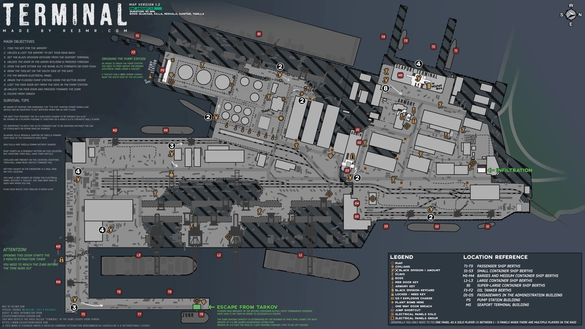 Terminal Map