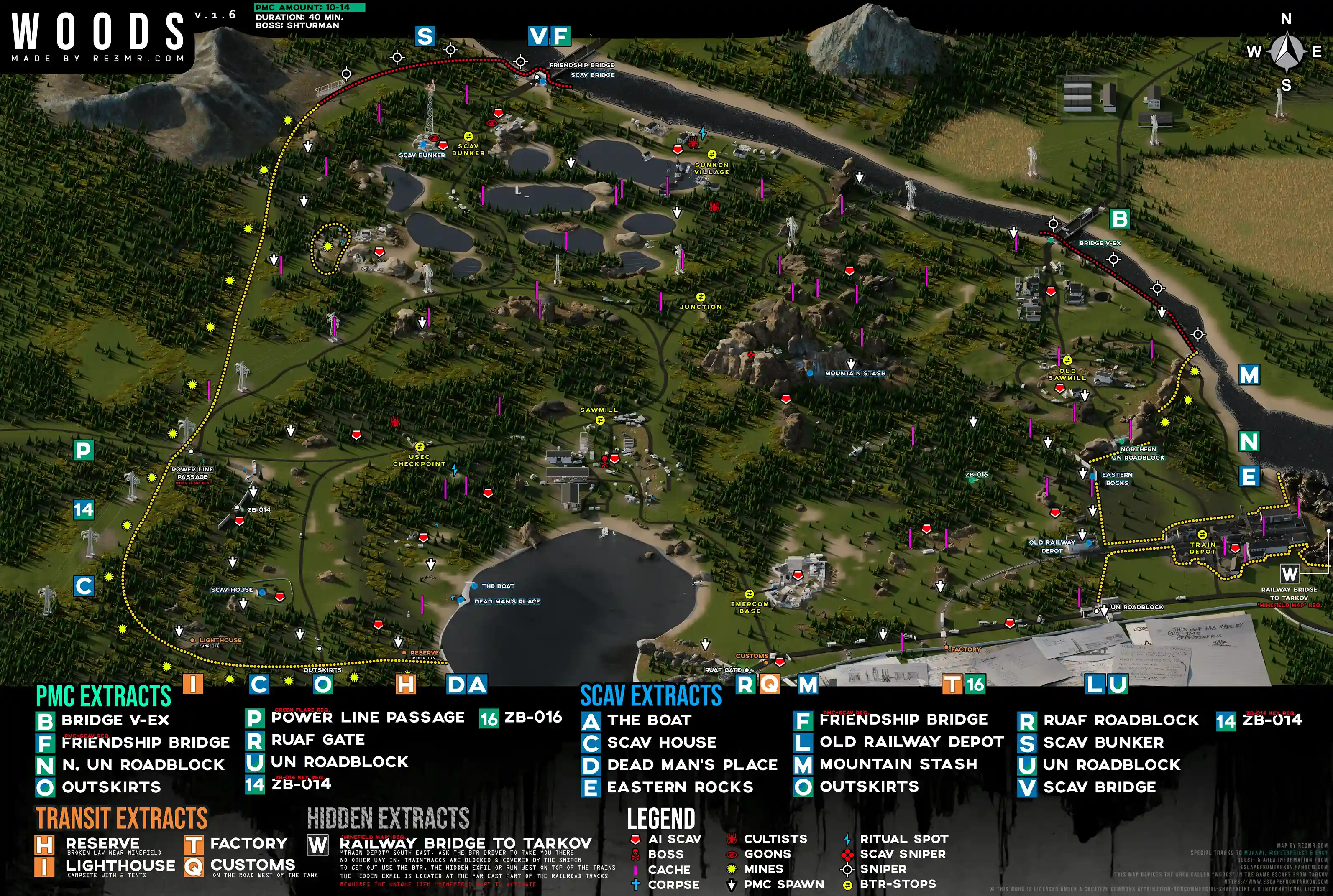 Woods Map
